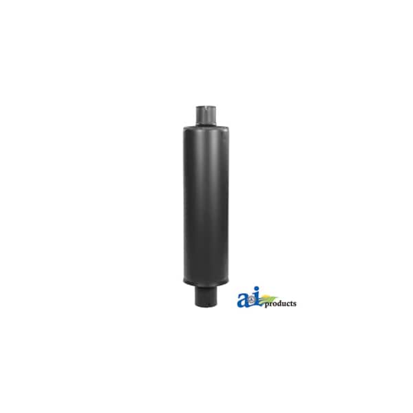 Muffler; Slotted Inlet 6.9" x6.8" x27.3"
